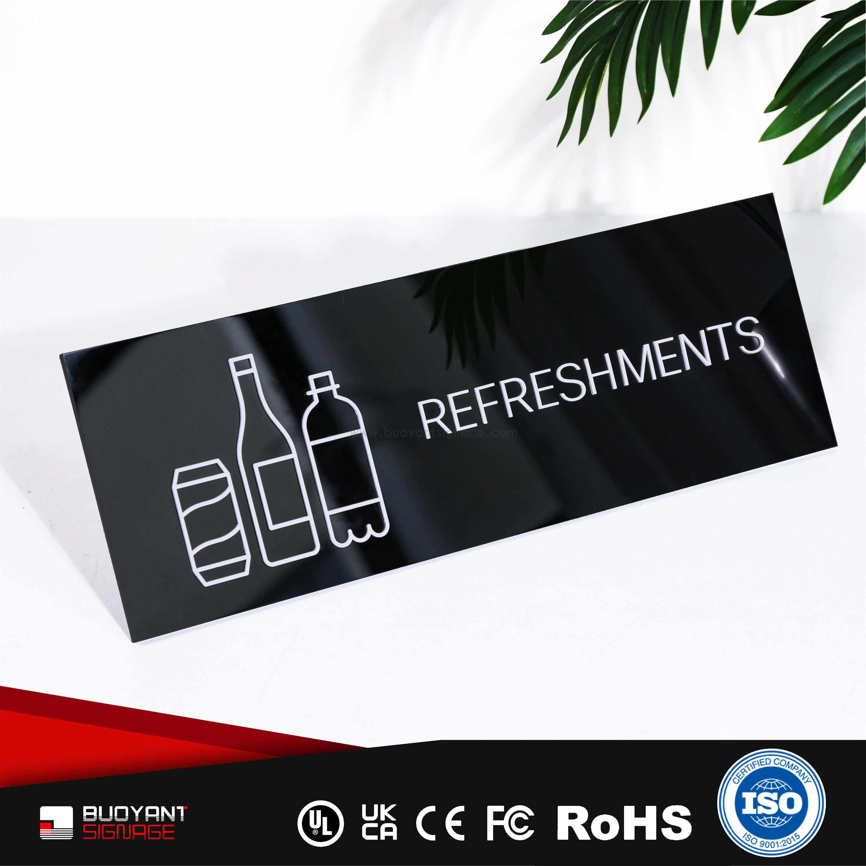 Acrylic Office Name Plate（ISOFM-AM12）