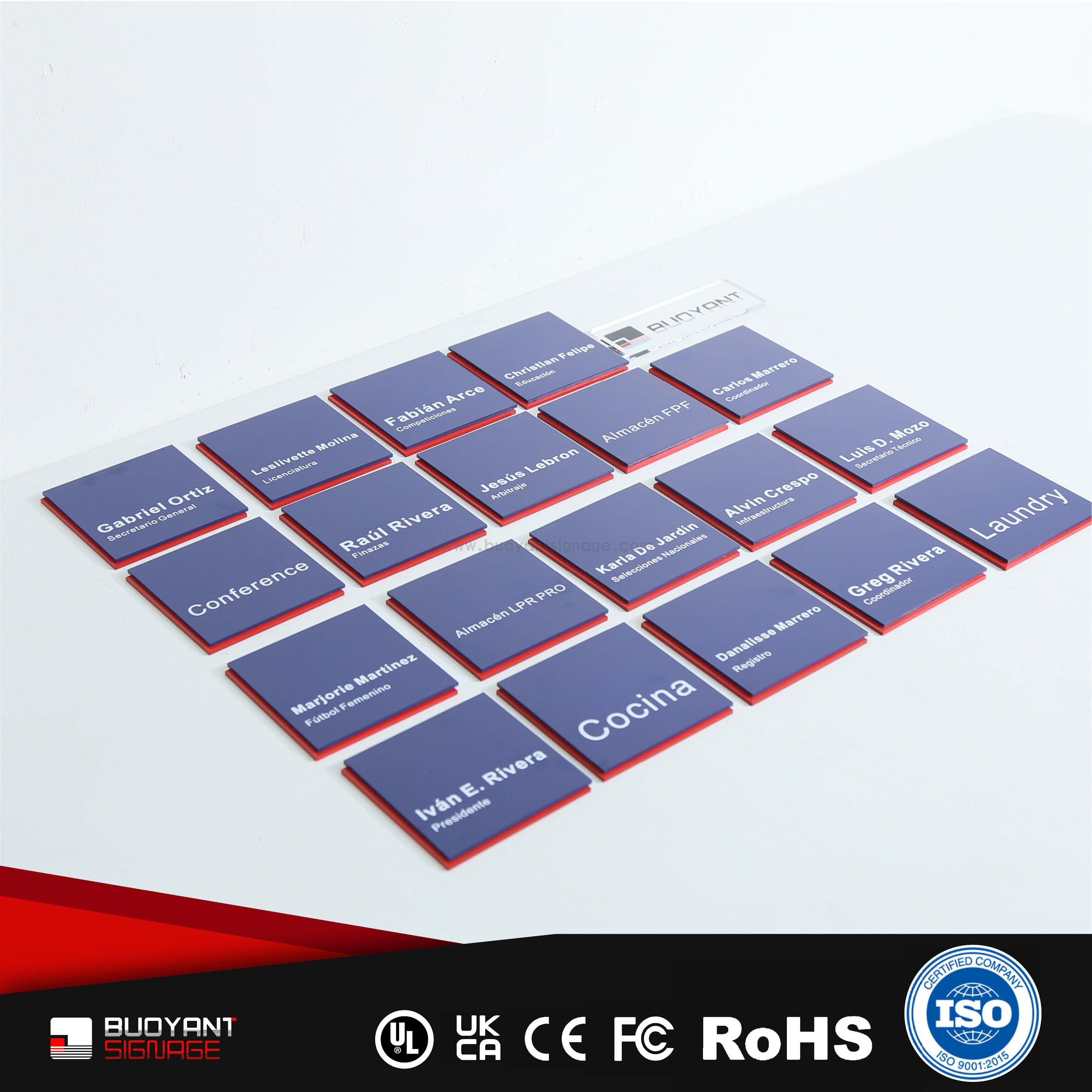 Acrylic Office Space Signage（ISOFM-AM15）