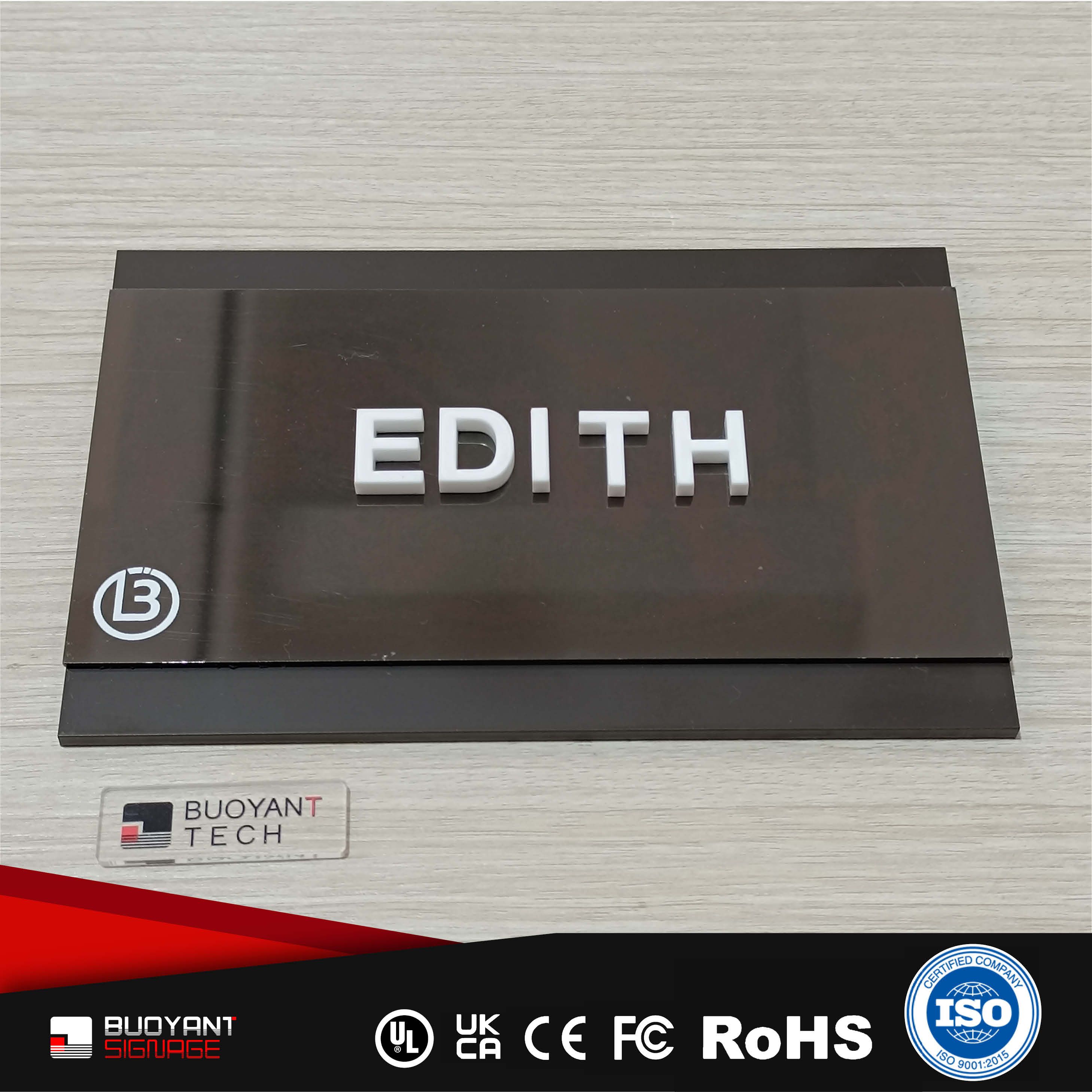 Acrylic Minimalist Office Identification Plate（ISOFM-AM05）