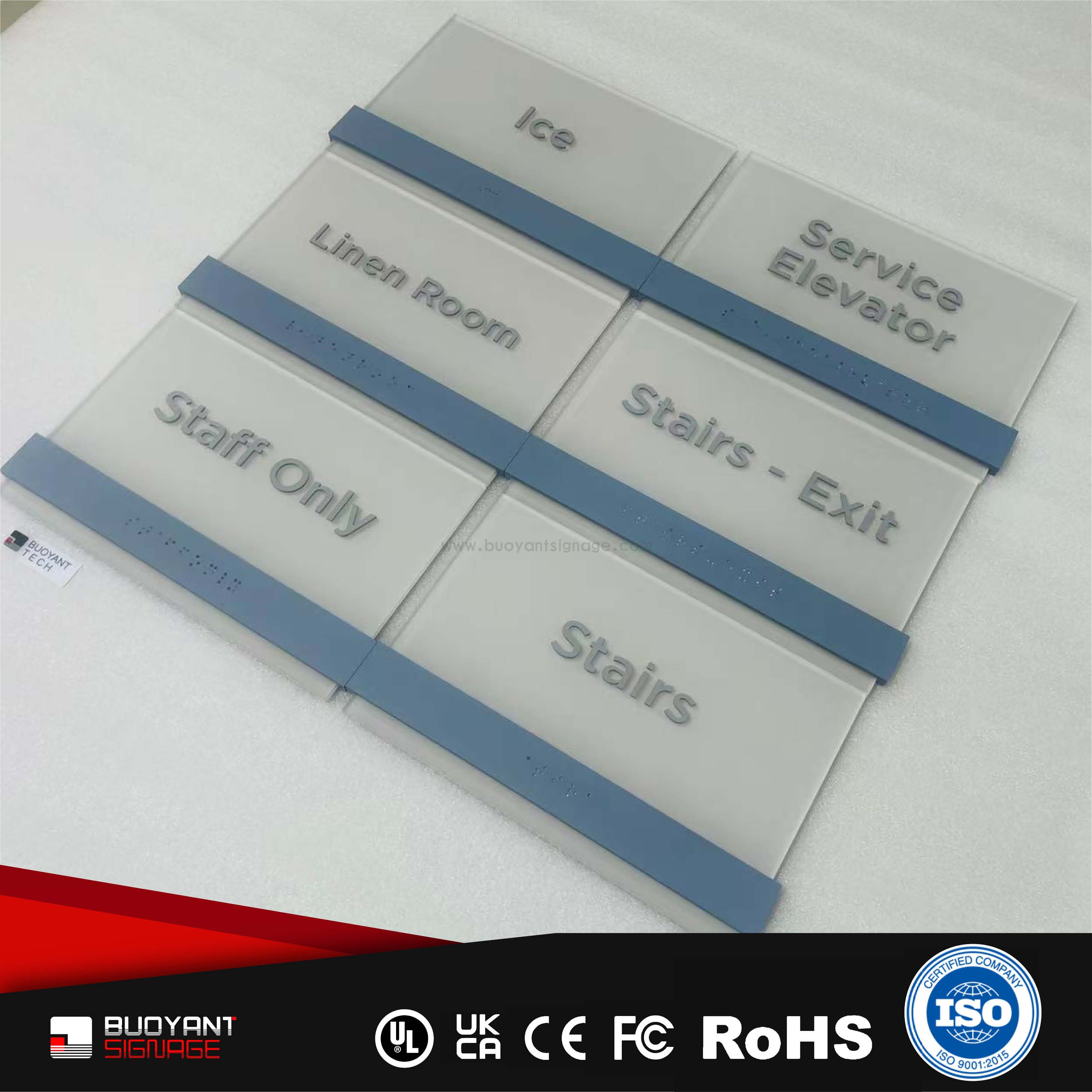 Acrylic Functional Room Number Name Plate（ISOFM-AM17）