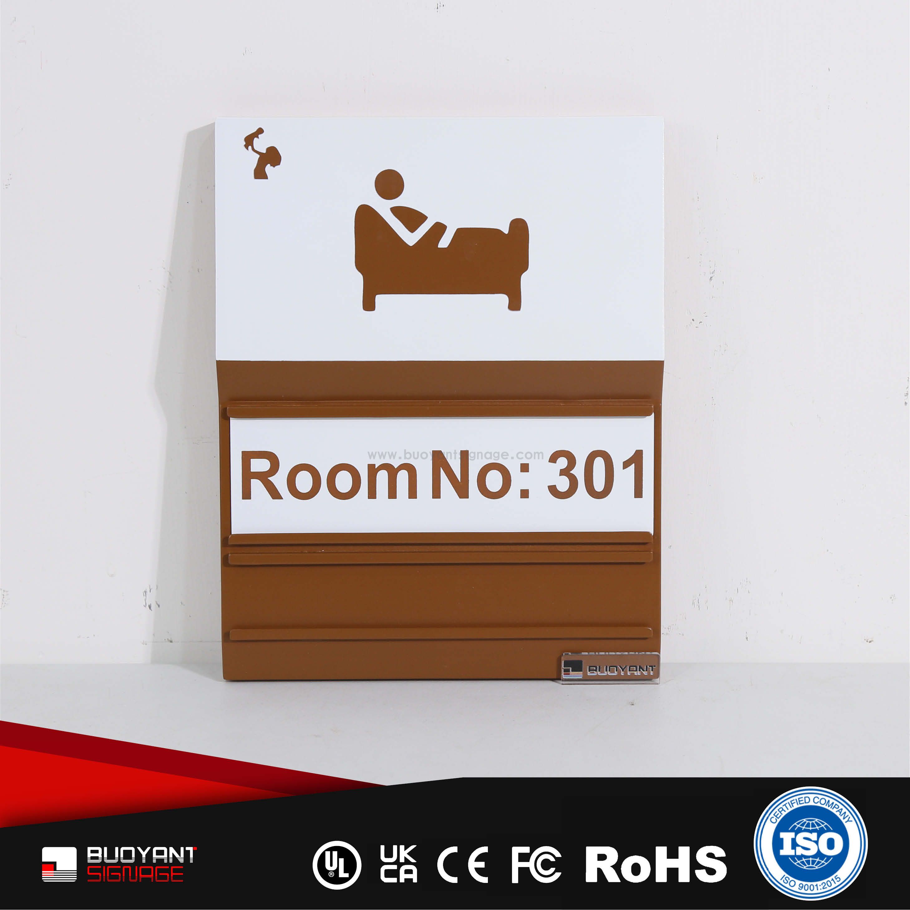 Hospital Stainless Steel Office Identification Signs（ISOFM-MM15）