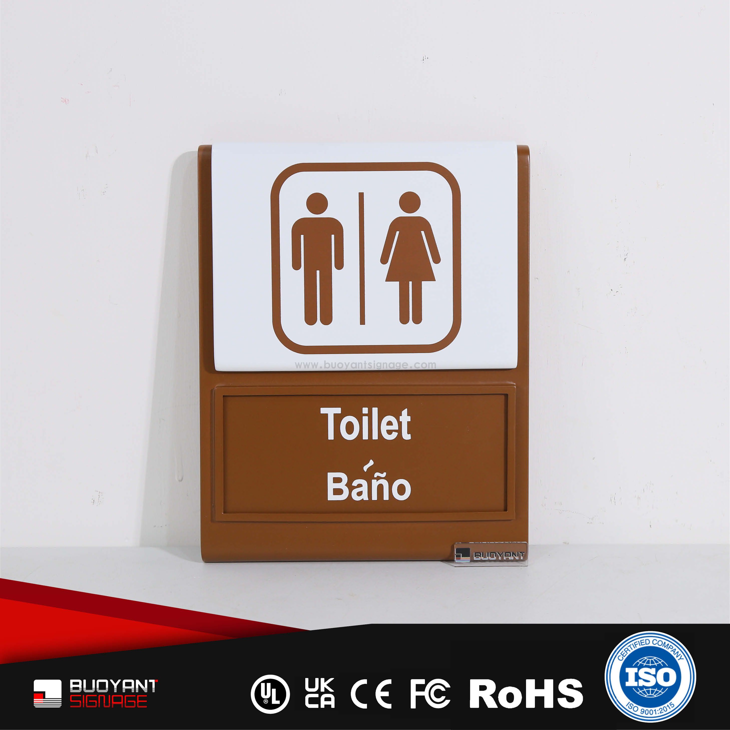 Hospital Stainless Steel Office Identification Signs（ISOFM-MM17）