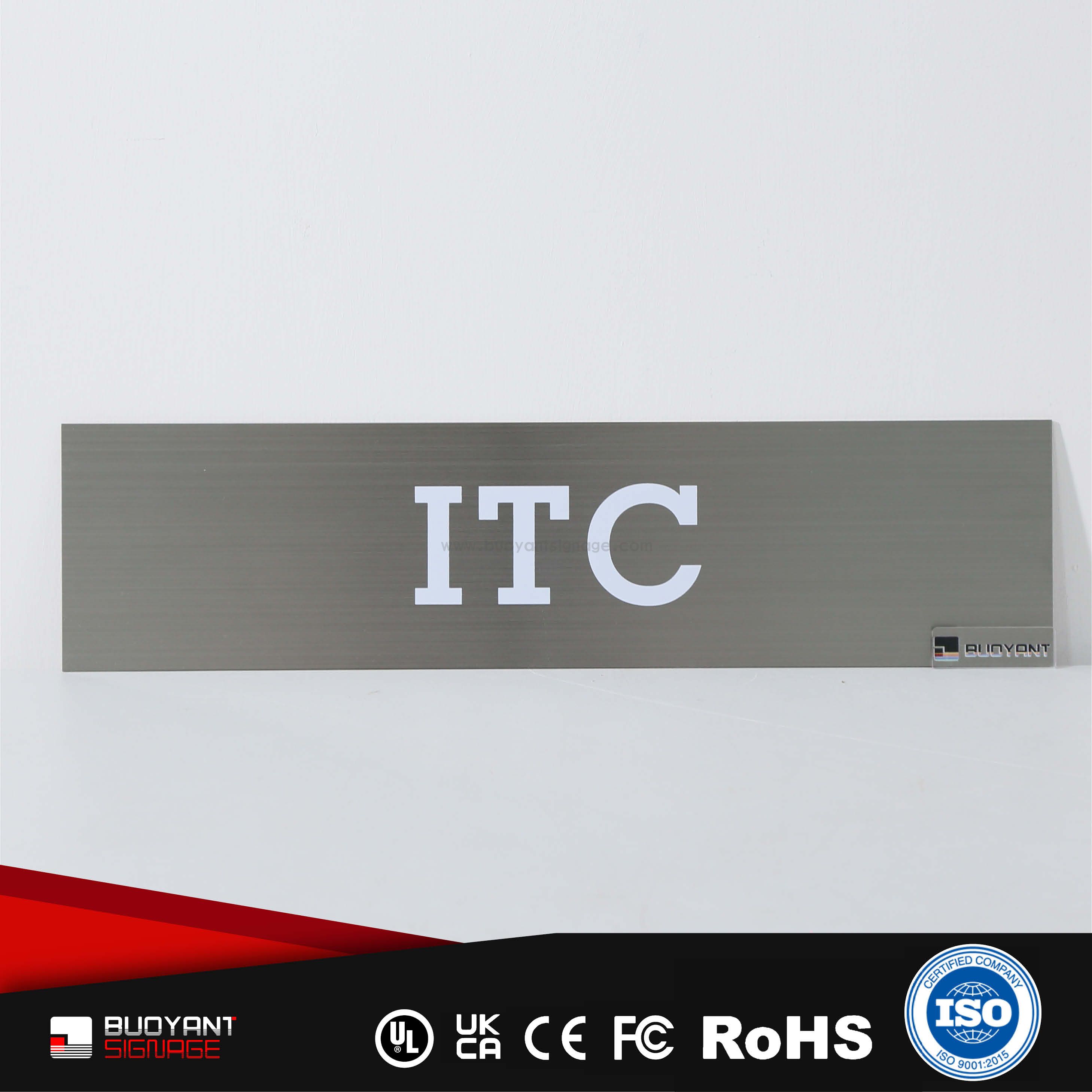 Corporate Stainless Steel Office Identification Signs（ISOFM-MM18）