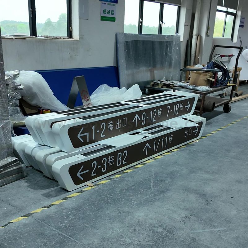 Custom Hanging Wayfinding Ligh