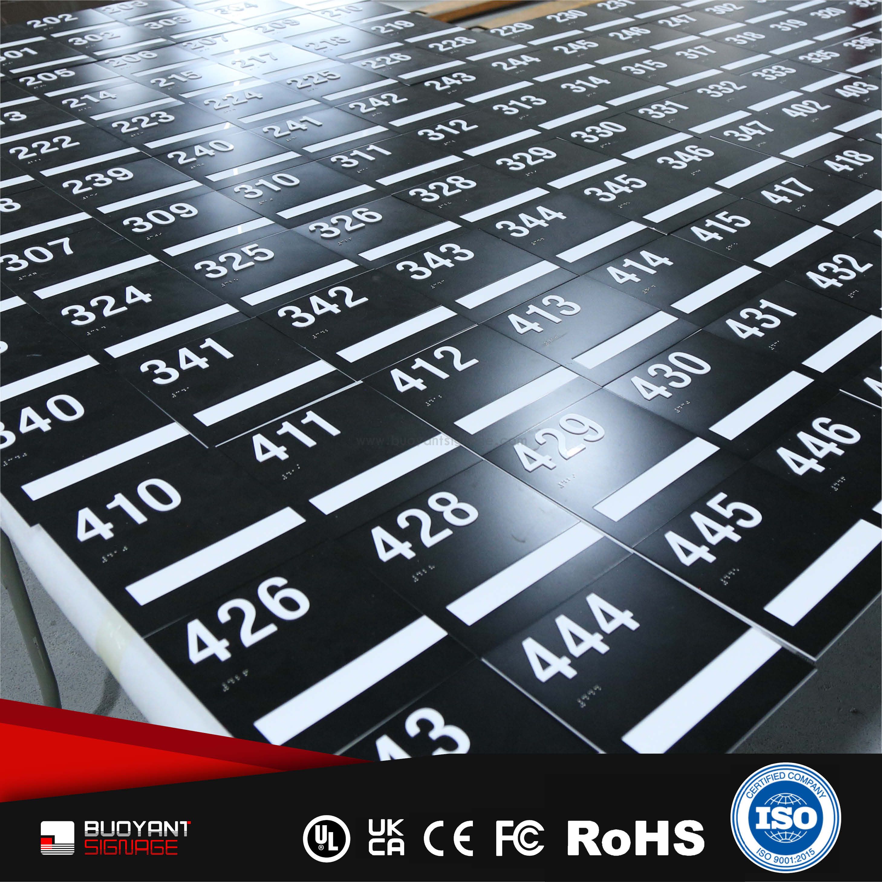 ADA Bulk Office Identification Plates（ADA-S11）