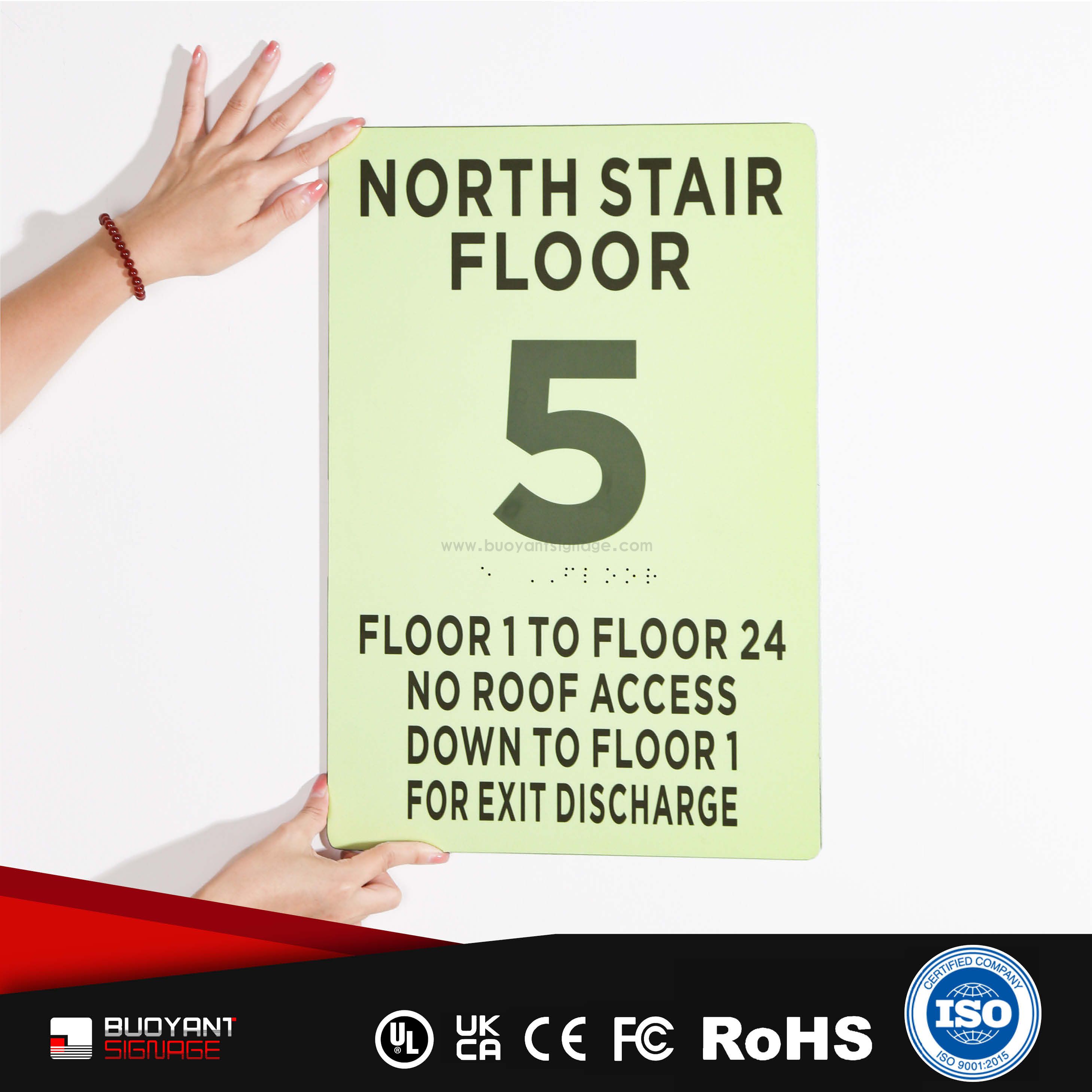 ADA Office Floor Identification Plate（ADA-S03）