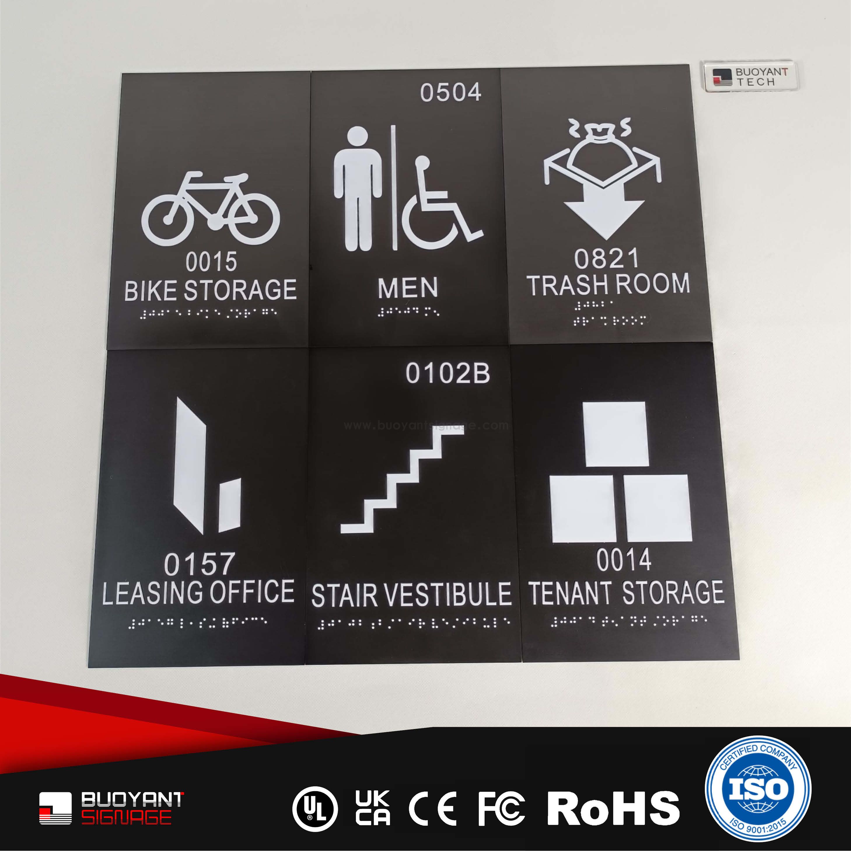 ADA Office Emergency Exit Signage（ADA-S05）
