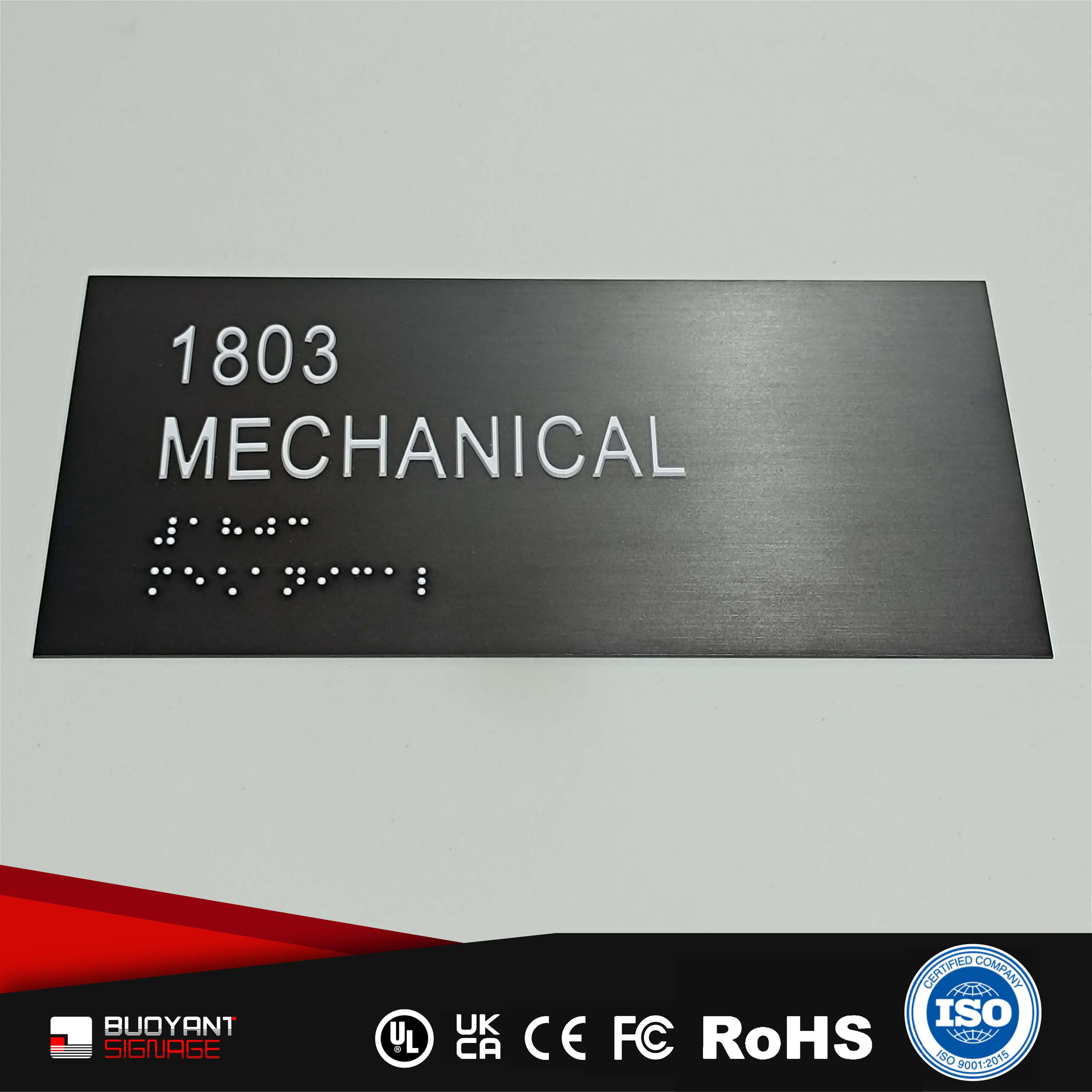 ADA Office Mechanical Room Identification Sign（ADA-S09）