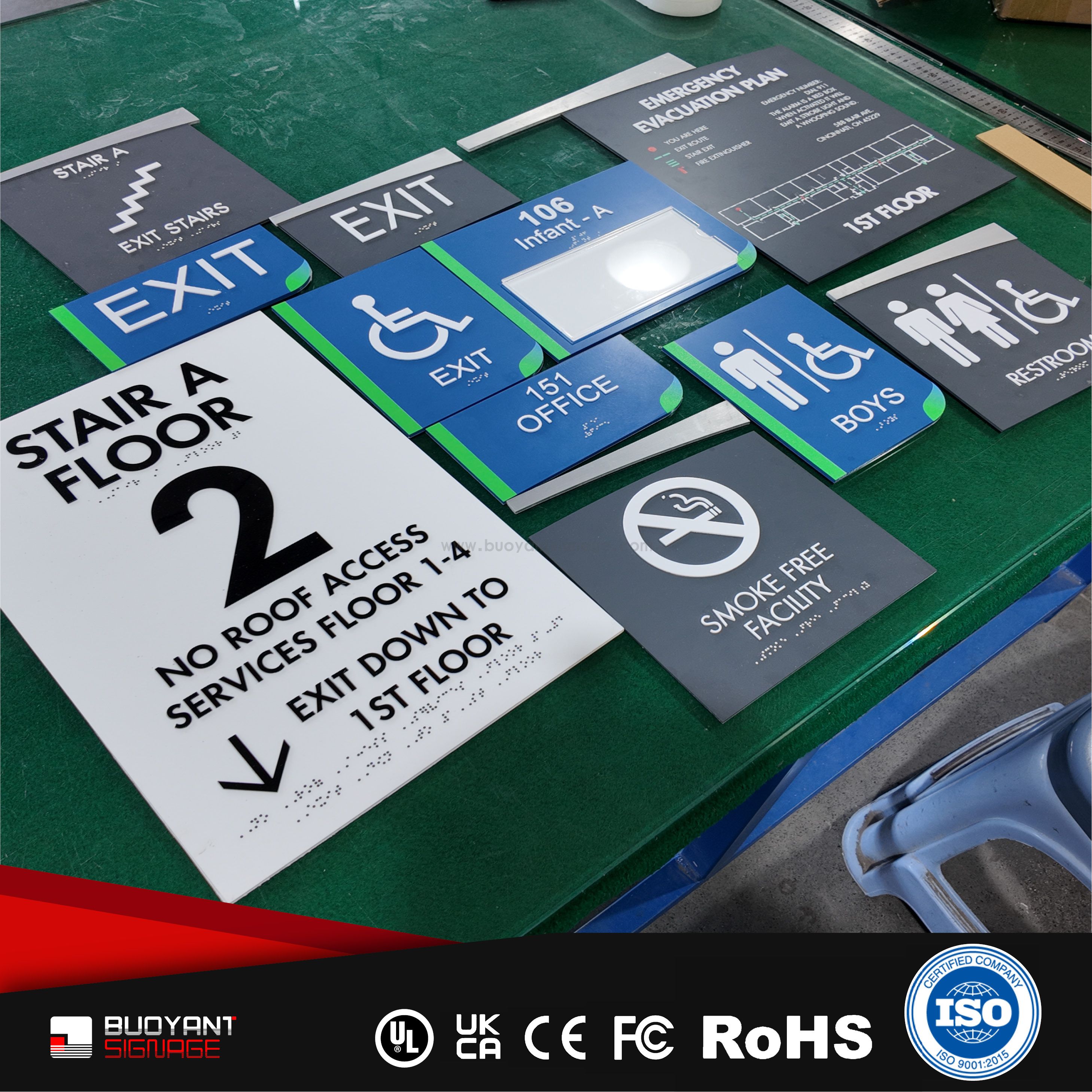 ADA Bulk Office Identification Plates（AD