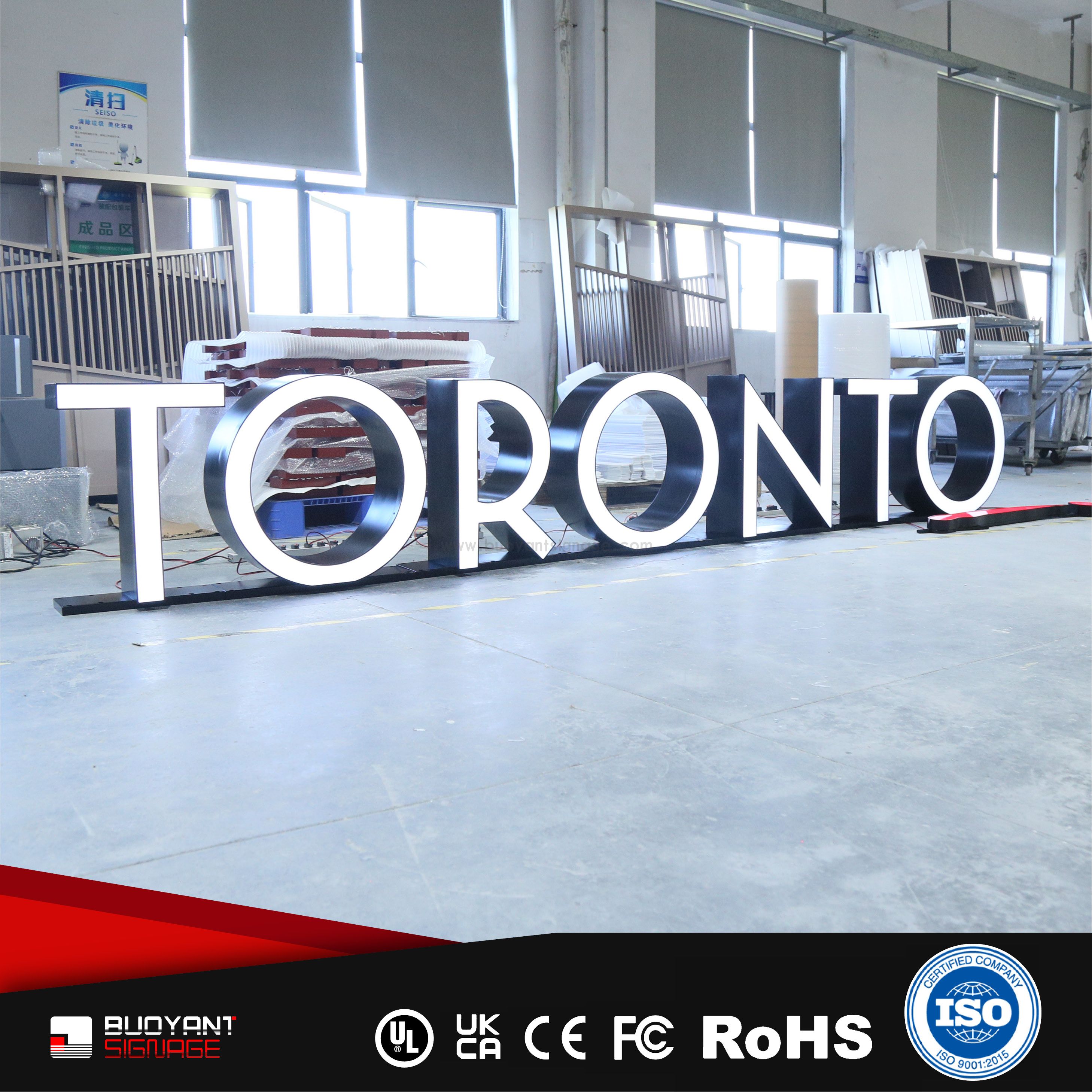 Professional Custom Letter Logo LED Face Trim Cap Signs for Brand Visual Upgrade(（A3DIS-F44FTP）