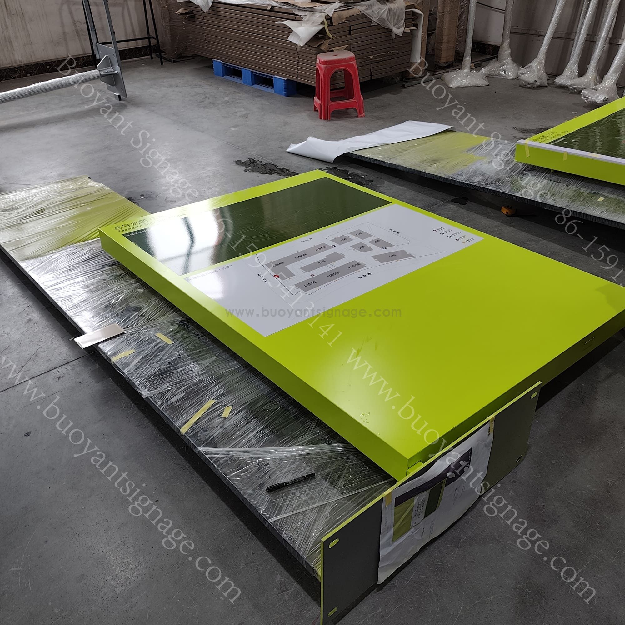Custom Outdoor Site Directory Sign Completed for Shenzhen-Hong Kong Science and Technology Park